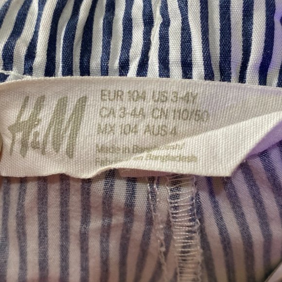 H&M ❤️ Kid's Black & Grey Belt Looped Shorts Size - US (3-4 Years) (PRE-LOVED) - Picture 5 of 6